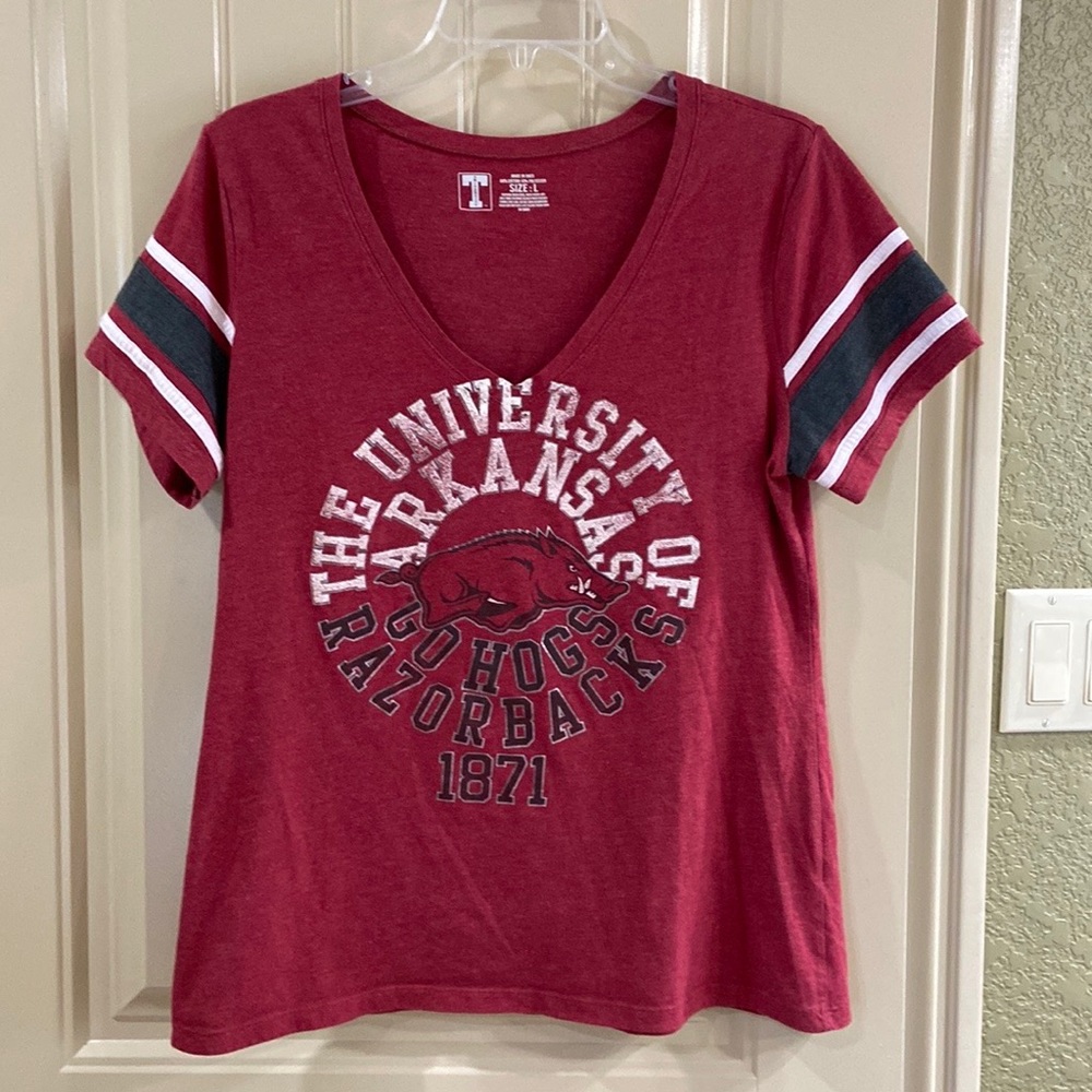 Arkansas Razorback Tee by University T Brand.  GUC!